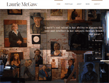 Tablet Screenshot of lauriemcgaw.com